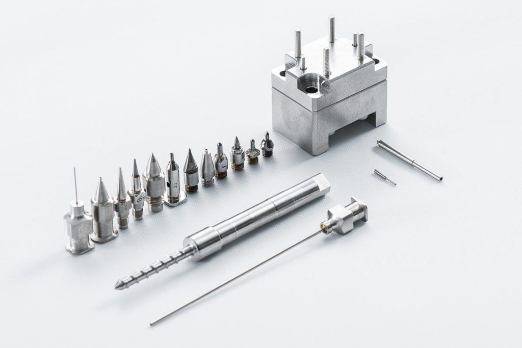 High precision CNC turned metal parts machined at Technic Enterprise factory in Samut Prakan Thailand